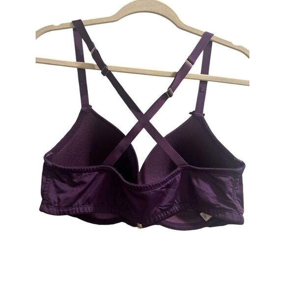 ✨Cacique Strappy Boost Plunge Sz 38DD Purple Bra✨ - Picture 6 of 11